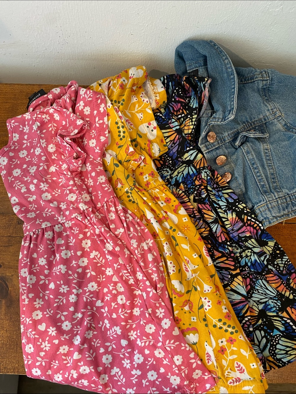 Girls 24 month bundle dresses and crop jacket